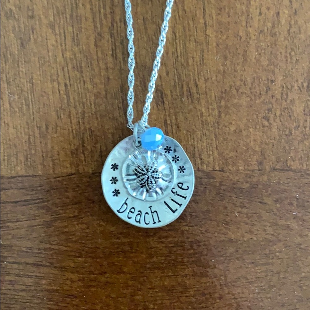 Periwinkle by Barlow Sand Dollar Beach Necklace